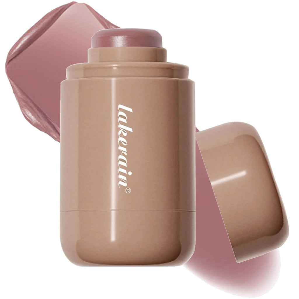 Cream Blush Stick, Natural-Looking Matte Finish Makeup Blush Stick, Hydrating Long Lasting Lightweight Blendable Blush for Cheeks (#1 Soft Pink, 1 PC)