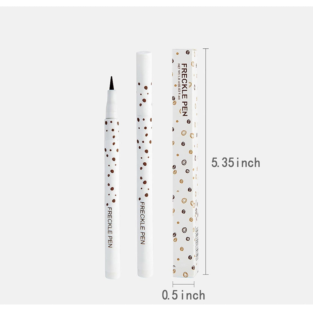 Freckle Pen for Face Waterproof Long Lasting - Natural Faux Freckles Makeup Pen with Precision Tip, Vegan and Cruelty Free, Light Brown for Daily Use and Special Occasions