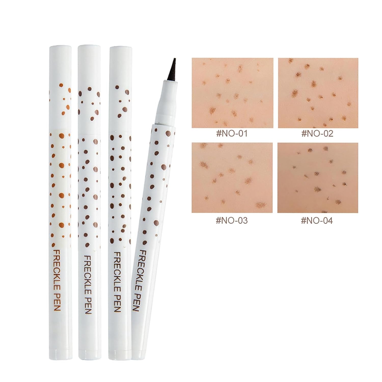 Freckle Pen for Face Waterproof Long Lasting - Natural Faux Freckles Makeup Pen with Precision Tip, Vegan and Cruelty Free, Light Brown for Daily Use and Special Occasions