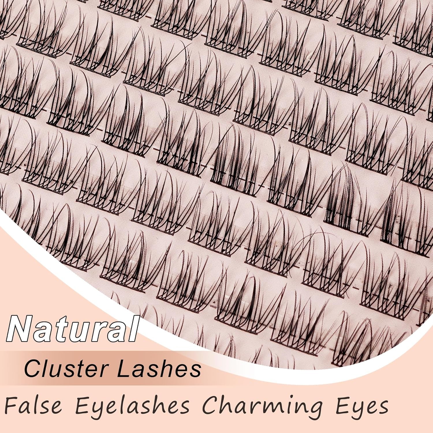 Wispy Cluster Lashes 144 Pcs 11Mm Natural Individual Eyelashes Wispy C D Curl DIY Cluster Eyelash Extensions Super Thin Band Eyelashes (Qf-11Mm)