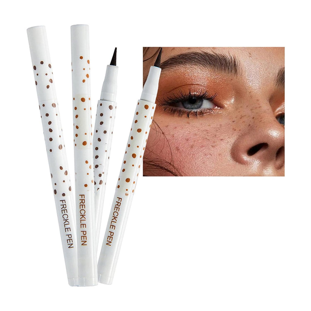 Freckle Pen for Face Waterproof Long Lasting - Natural Faux Freckles Makeup Pen with Precision Tip, Vegan and Cruelty Free, Light Brown for Daily Use and Special Occasions