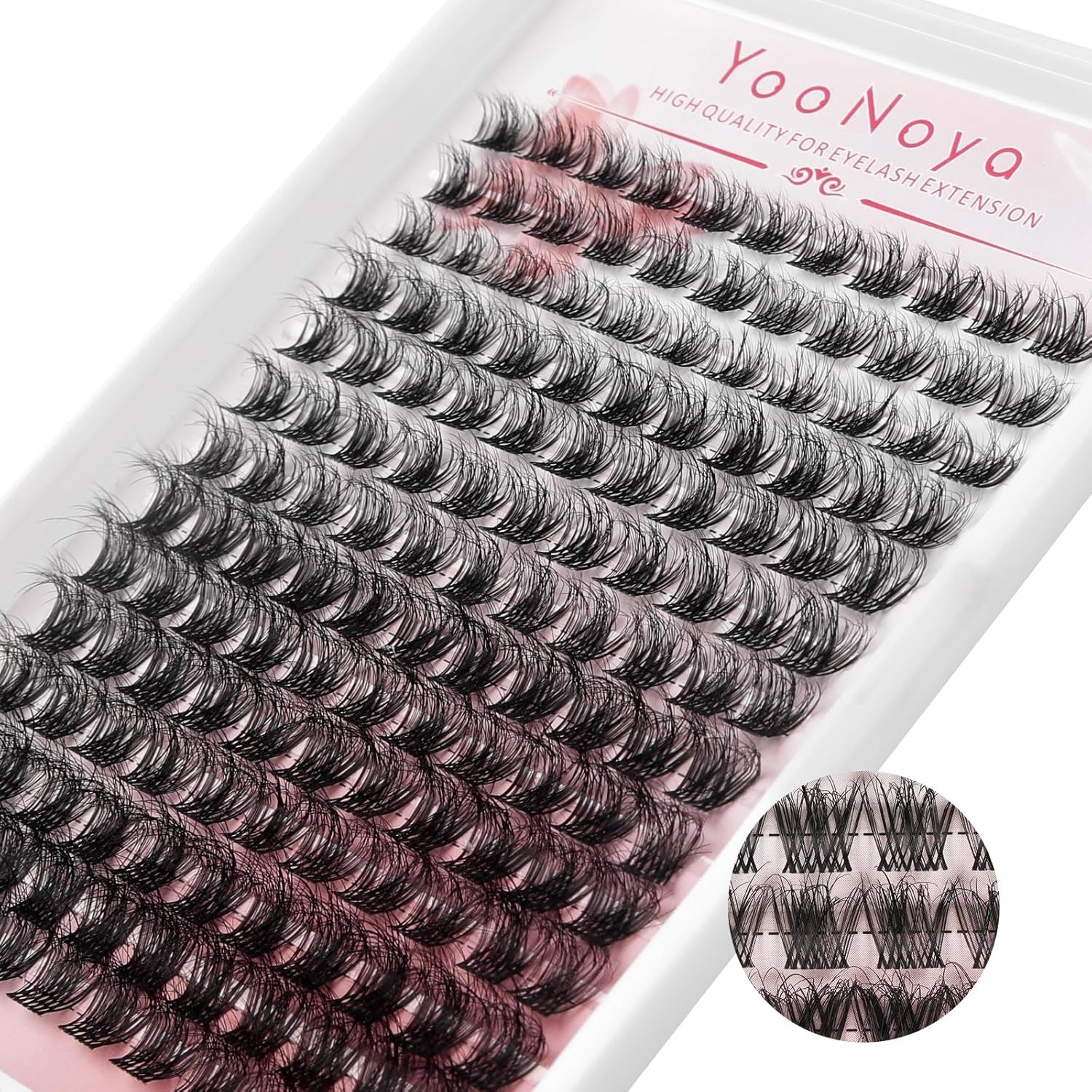 Wispy Cluster Lashes 144 Pcs 11Mm Natural Individual Eyelashes Wispy C D Curl DIY Cluster Eyelash Extensions Super Thin Band Eyelashes (Qf-11Mm)